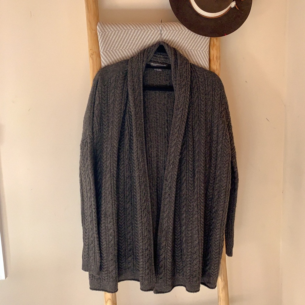 Vince Knit Grey Cardigan